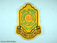 Click to enlarge 1988 Fort George Scout Campaign 1813 (chenille)